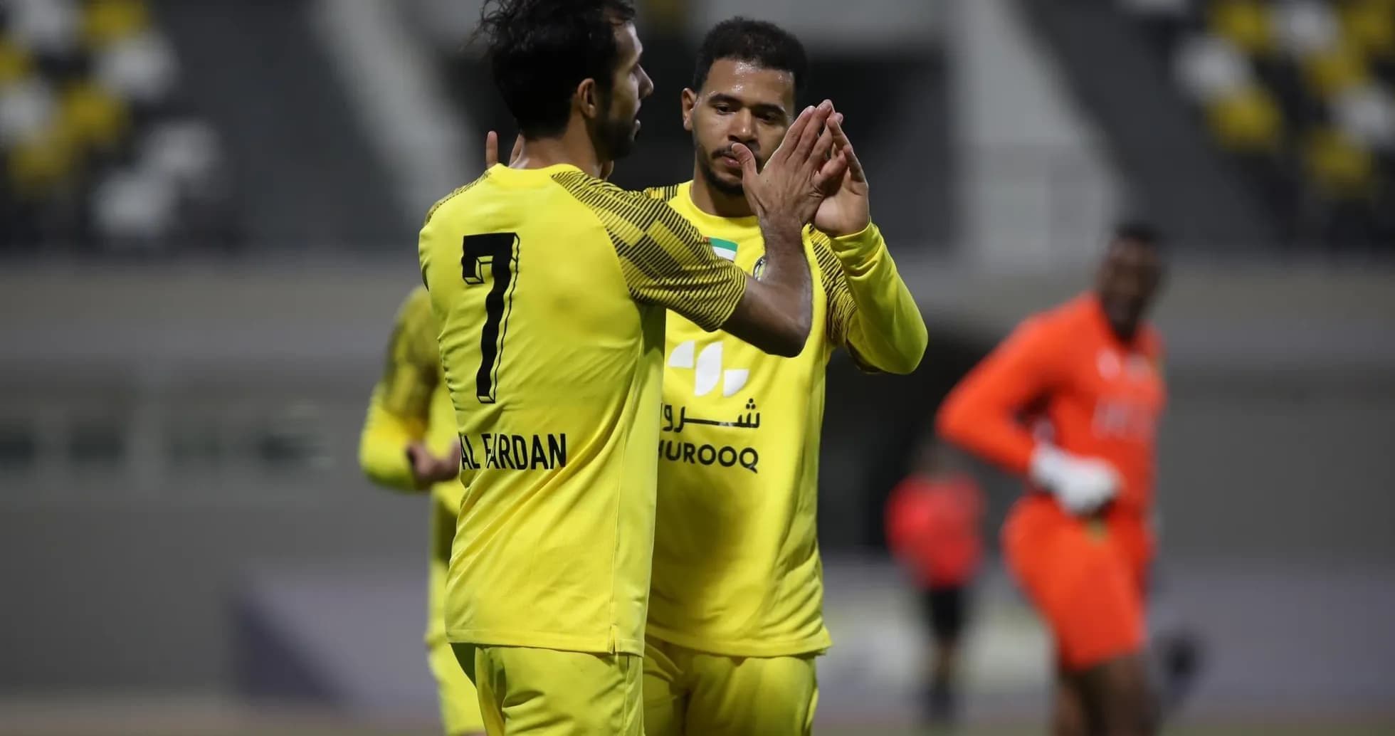 Jugadores de Al Sharjah U23 celebrando