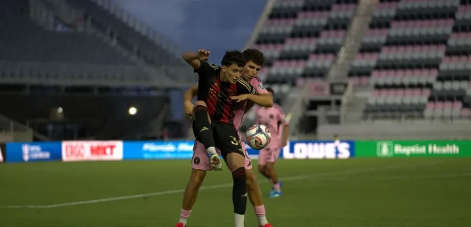 Jugador de Atlanta United II contra Inter Miami II