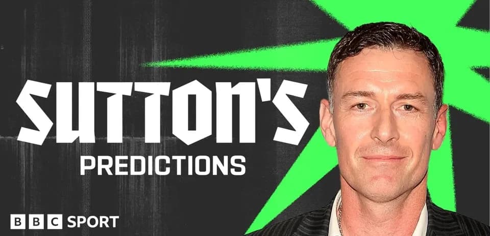 Chris Sutton promoting predictions for BBC Sport