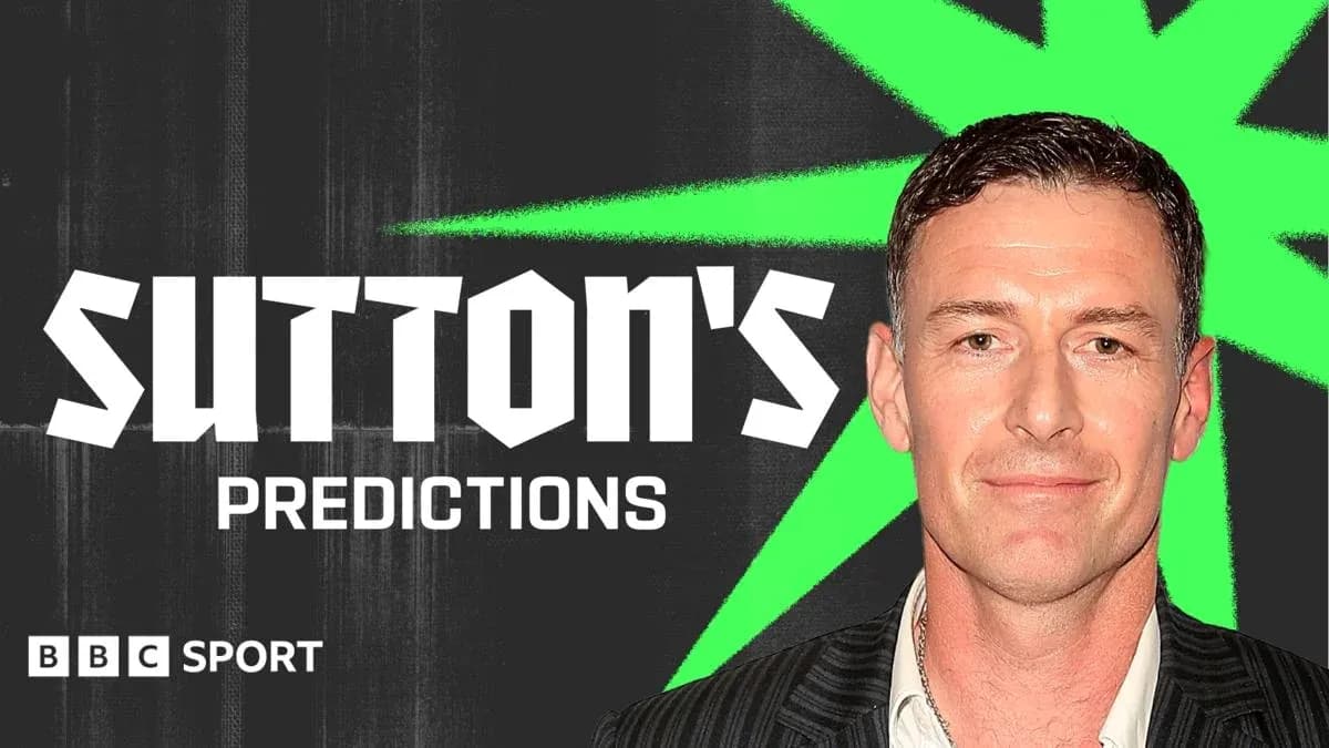 Chris Sutton promoting predictions for BBC Sport