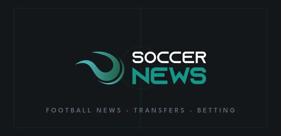 Logo de Soccer News con texto y gráficos