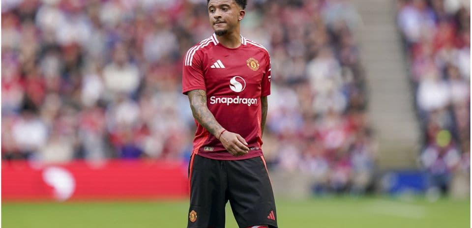 Jugador de Manchester United en el campo durante el partido