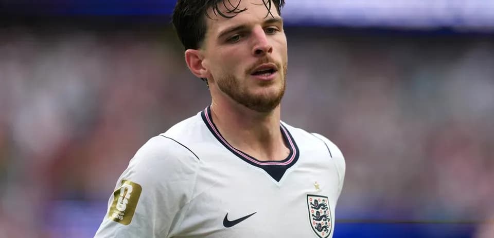 Jugador de Inglaterra en acción durante un partido