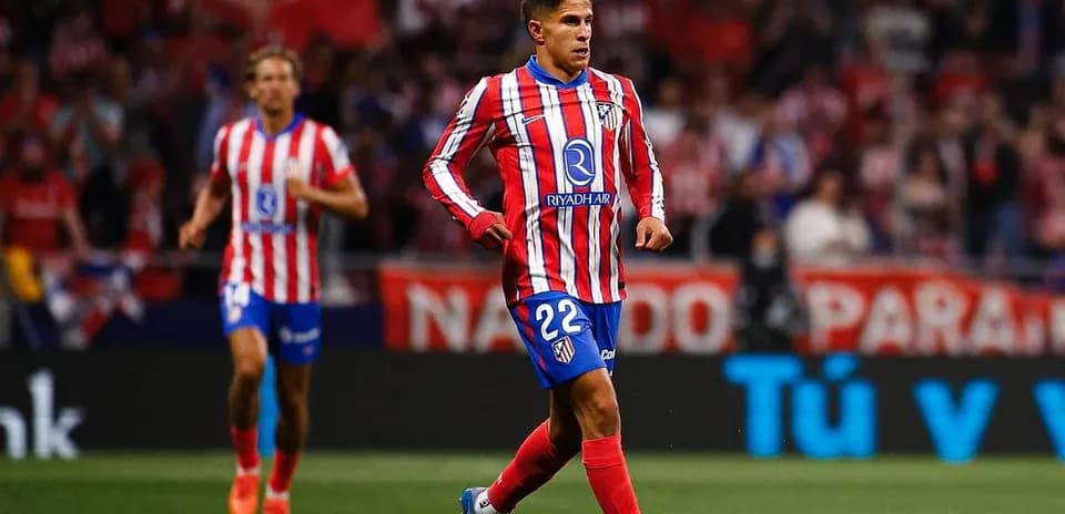 Jugador de Atlético de Madrid en acción