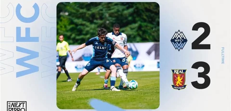 Un jugador de Vancouver Whitecaps II en acción