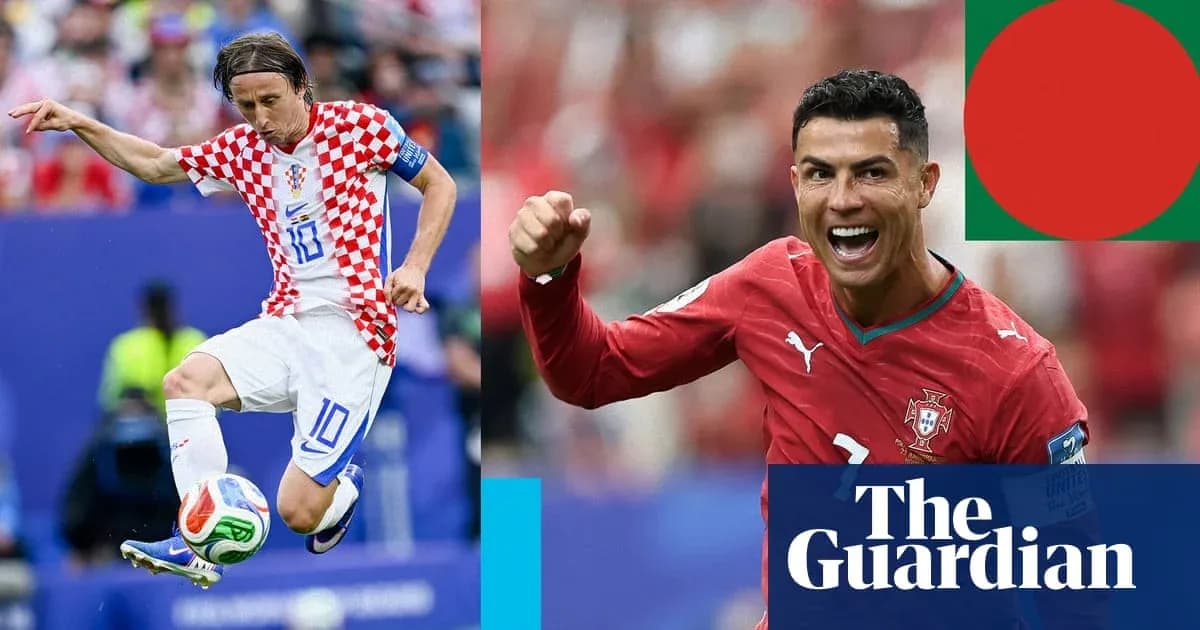 Luka Modric y Cristiano Ronaldo en acción durante un partido