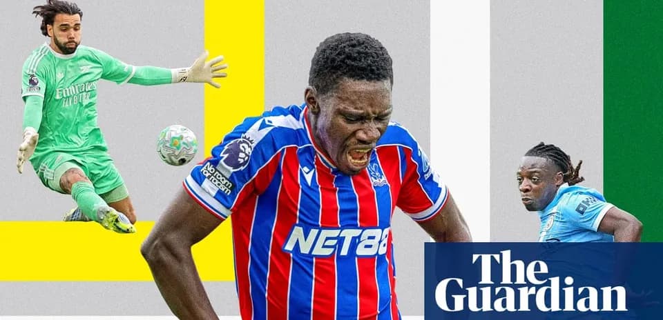 Jugador de Crystal Palace reaccionando durante el partido