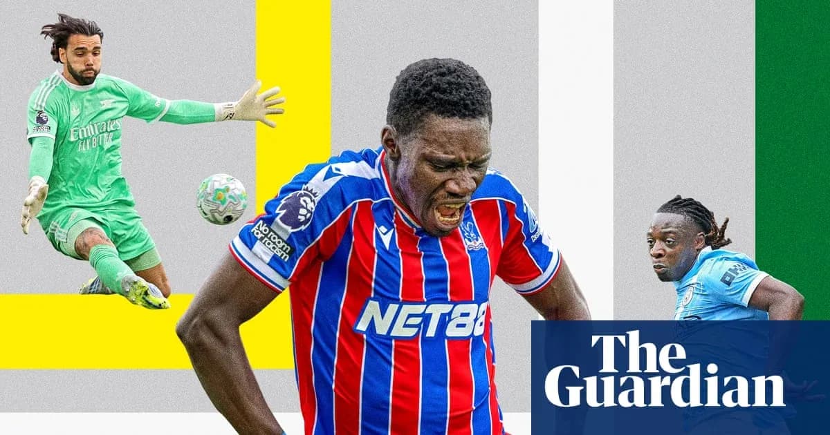 Jugador de Crystal Palace reaccionando durante el partido