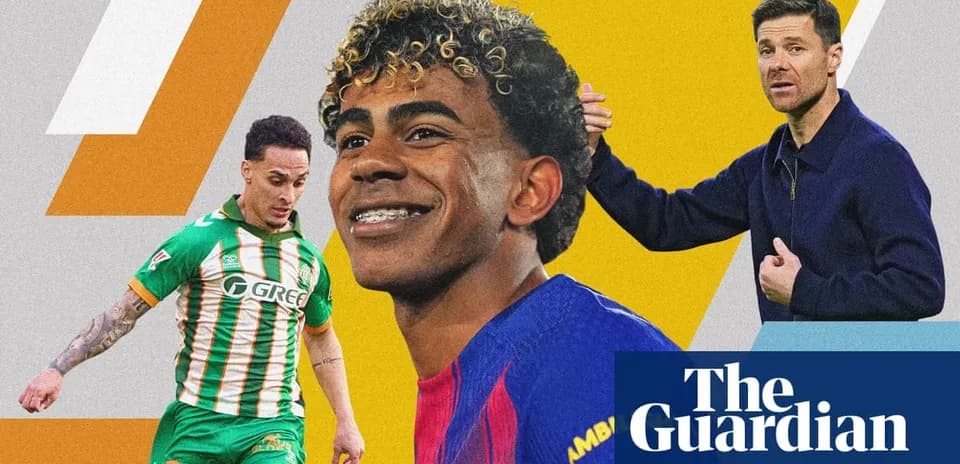 Jugadores y entrenador en un fondo colorido