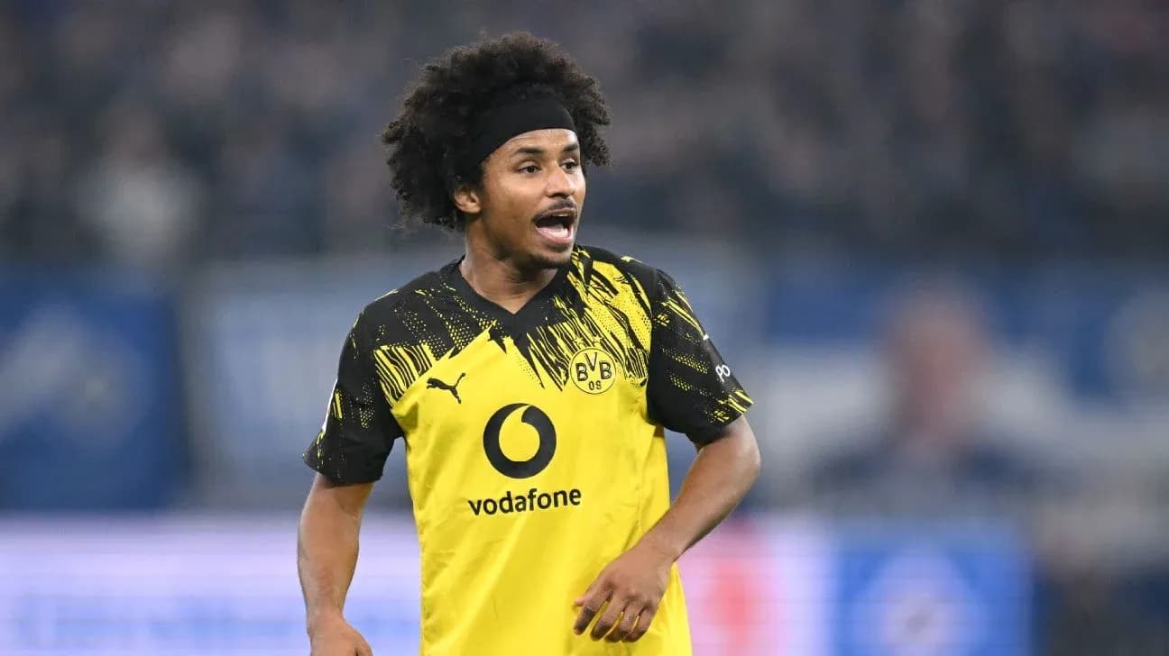 Jugador de Borussia Dortmund en acción durante partido
