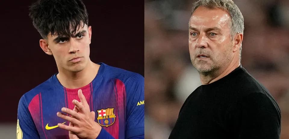 Jugador de Barcelona y entrenador en el campo