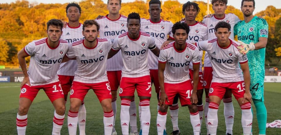 Equipo de North Texas en formación