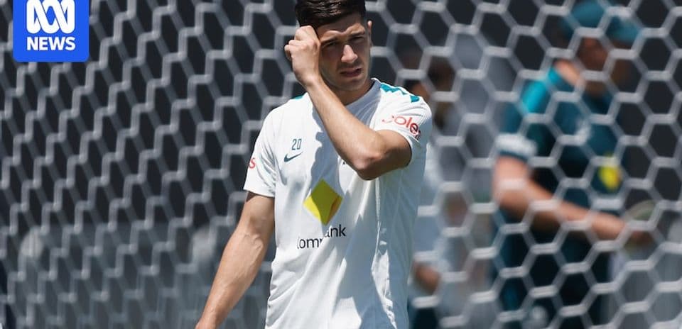 Jugador durante entrenamiento en el campo de fútbol