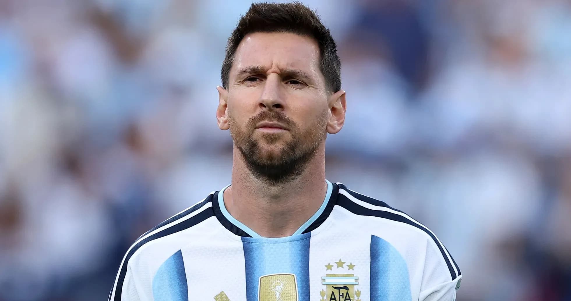 Jugador de Argentina en uniforme durante partido Jugador de Argentina en uniforme durante partido