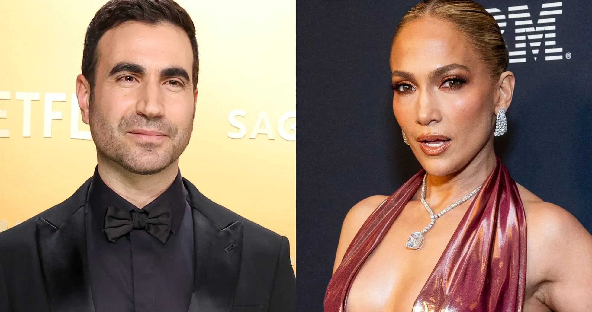 Brett Goldstein y Jennifer Lopez en eventos de gala Brett Goldstein y Jennifer Lopez en eventos de gala