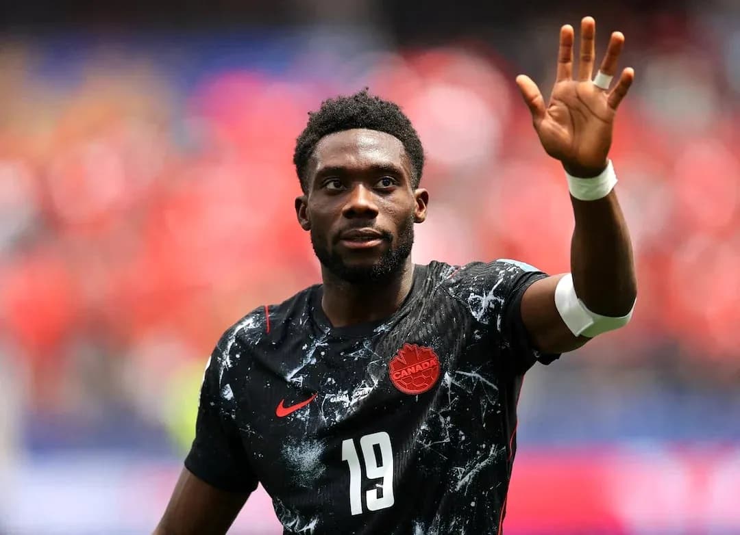 Jugador de Canadá saludando a la afición Jugador de Canadá saludando a la afición