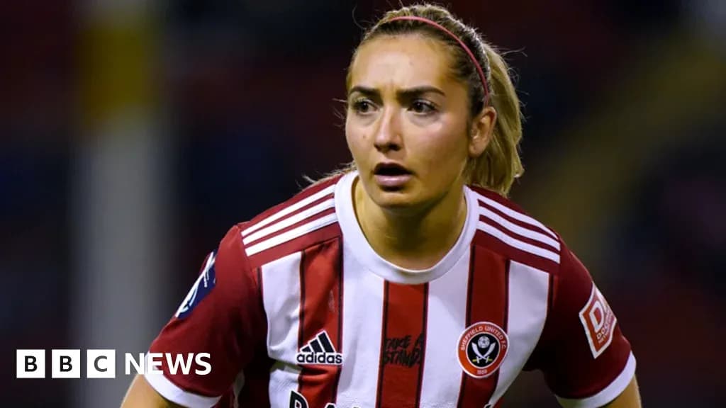 Jugadora de Sheffield United en acción durante un partido Jugadora de Sheffield United en acción durante un partido